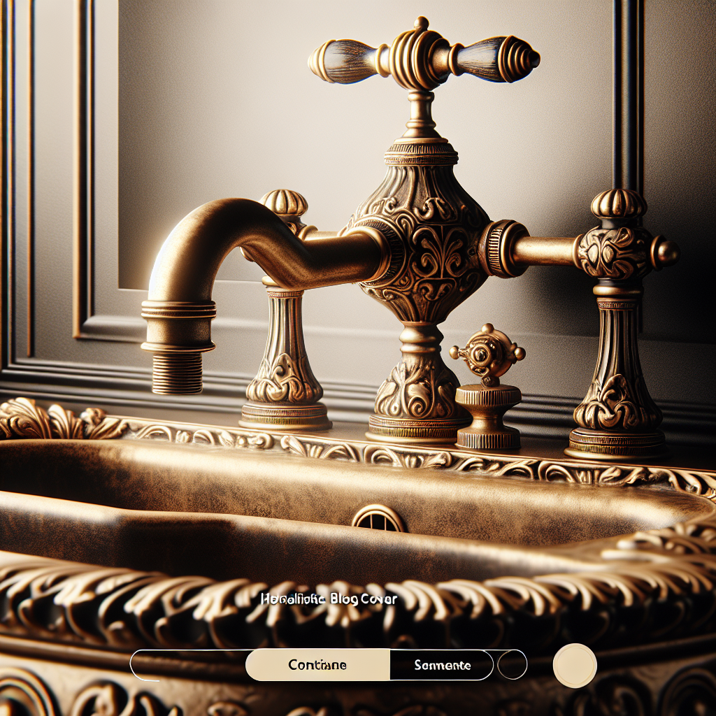 Timeless Elegance: Antique-Style Faucets for a Charming Bathroom